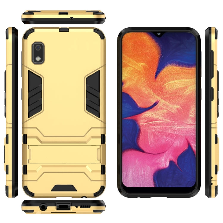 Shockproof PC + TPU Case for Galaxy A10e, with Holder