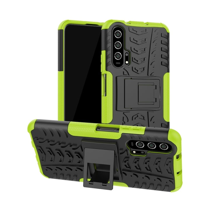 Tire Texture TPU+PC Shockproof Case for Huawei Honor 20 Pro, with Holder