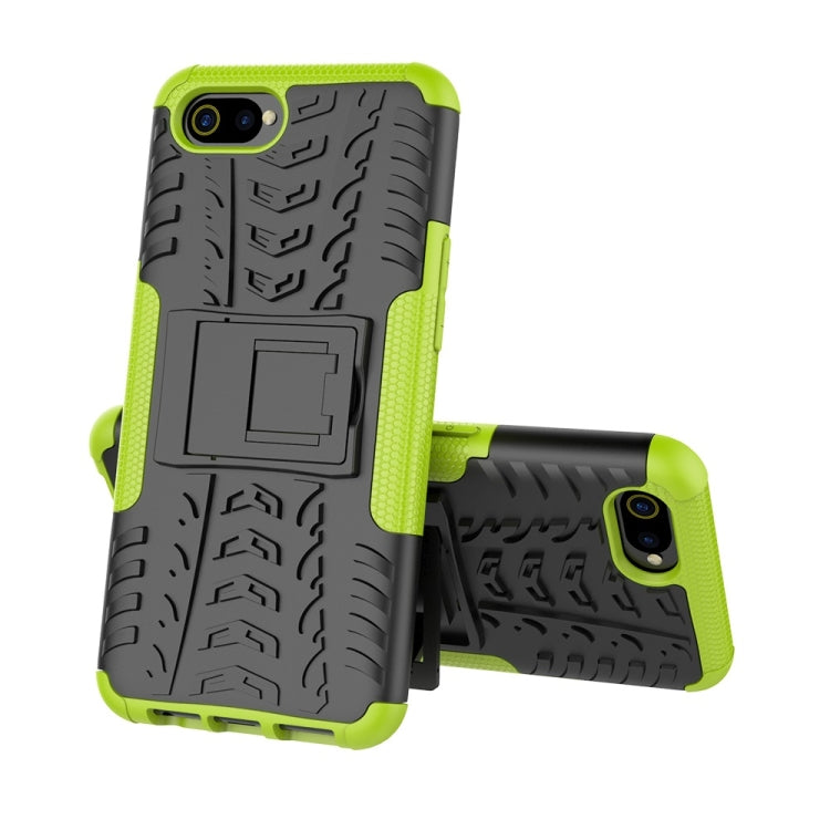 Tire Texture TPU+PC Shockproof Case for OPPO Realme C2 /A1k, with Holder