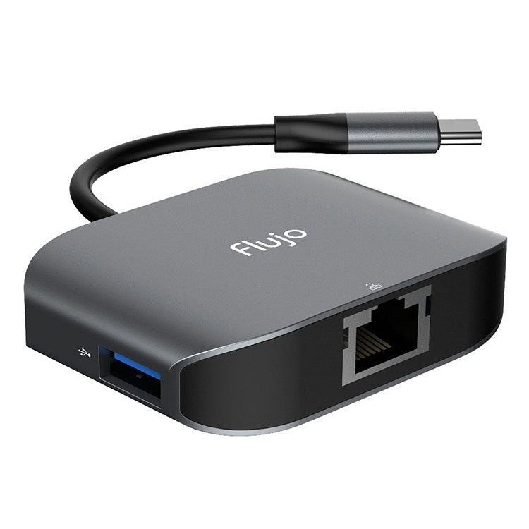Flujo UC29 USB-C / Type-C to Gigabit Ethernet & USB 3.0 Super Speed HUB Adapter