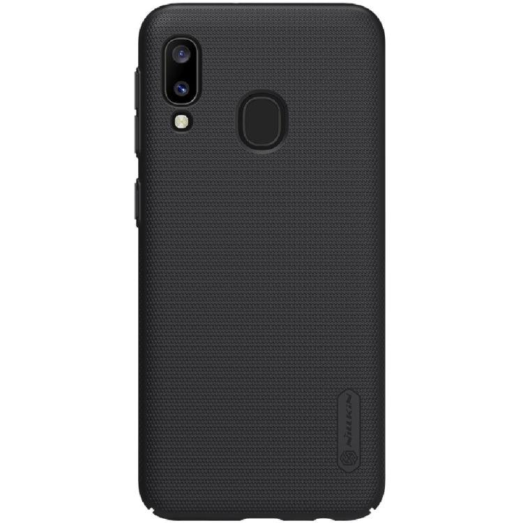 NILLKIN Frosted Shield Concave-convex Texture PC Protective Case Back Cover for Galaxy A20e