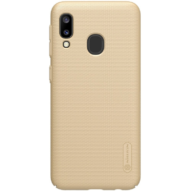 NILLKIN Frosted Shield Concave-convex Texture PC Protective Case Back Cover for Galaxy A20e