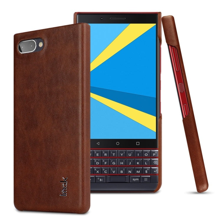 IMAK Ruiyi Series Concise Slim PU + PC Protective Case for BlackBerry KEY 2 LE
