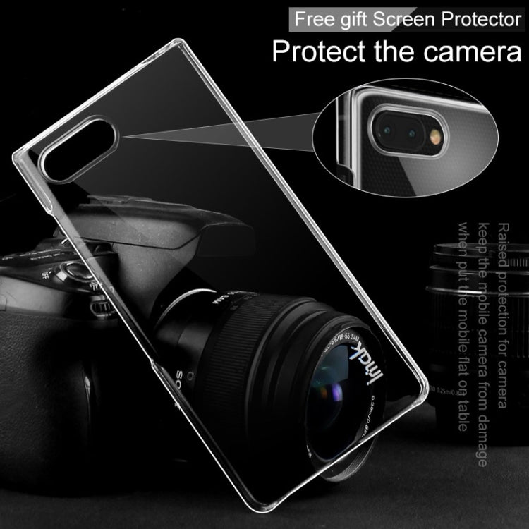 IMAK Wing II Wear-resisting Crystal Protective Case for BlackBerry KEY 2 LE, with Screen Sticker (Transparent)