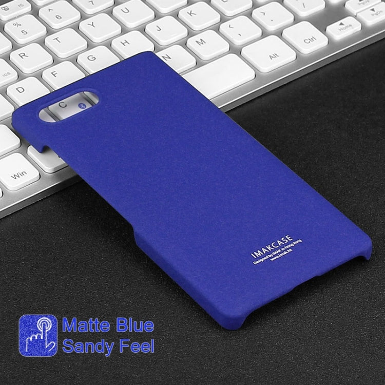 IMAK Matte Touch Cowboy PC Case for BlackBerry KEY 2, with Holder & Screen Sticker