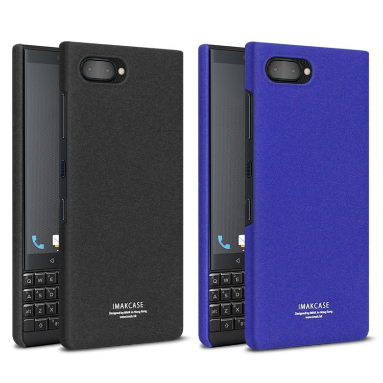 IMAK Matte Touch Cowboy PC Case for BlackBerry KEY 2, with Holder & Screen Sticker