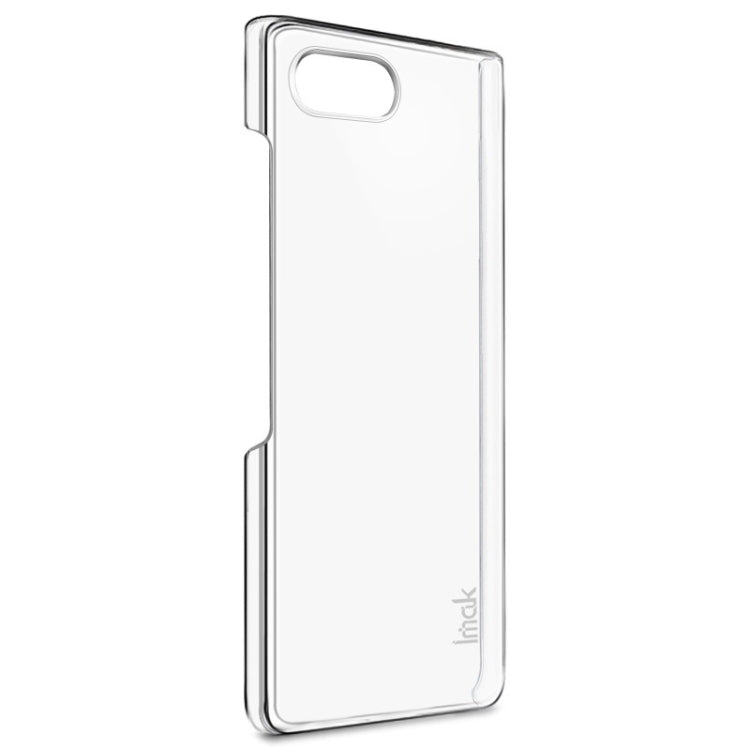 IMAK Wing II Wear-resisting Crystal Protective Case for BlackBerry KEY 2, with Screen Sticker (Transparent)
