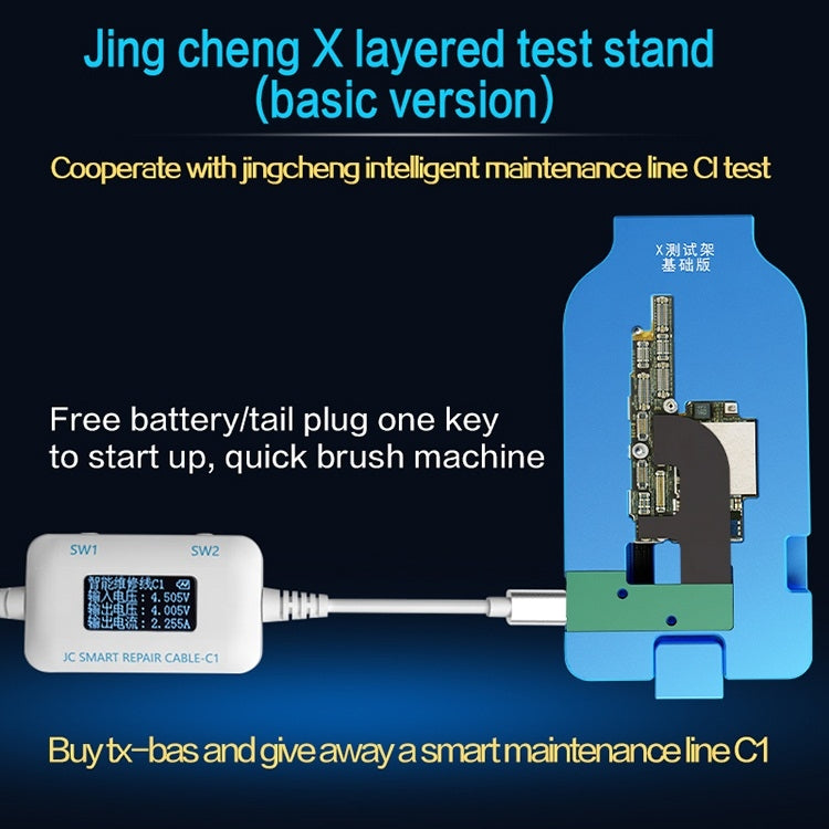 JC TX-BAS Layered Test Stand for iPhone X (Basic Version)