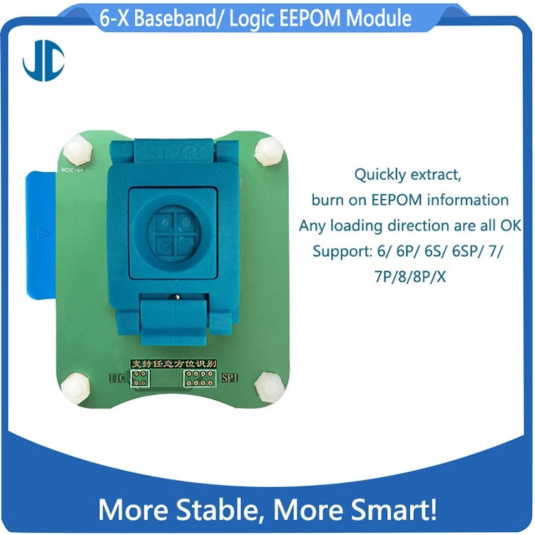 JC ES-7P Baseband / Logic EEPROM Chip Repair Socket Tool for iPhone 6 / 6s / 6s Plus / 6 Plus / 7 / 7 Plus / 8 / 8 Plus / X