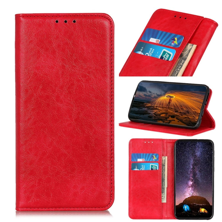 Magnetic Crazy Horse Texture Horizontal Flip PU Leather Case for ZTE Blade A7 2019, with Holder & Card Slots & Wallet