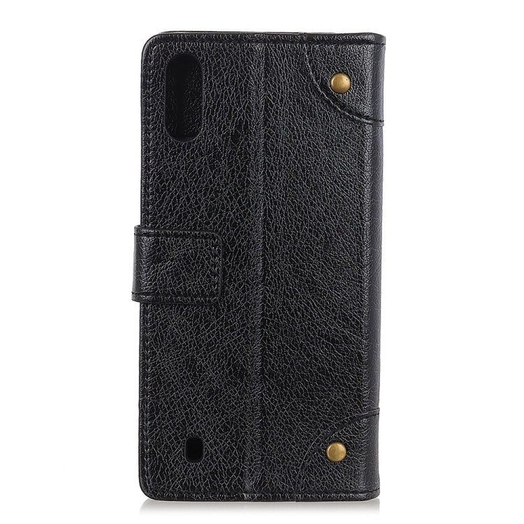 Copper Buckle Nappa Texture Horizontal Flip PU Leather Case for Blade A7 2019, with Holder & Card Slots & Wallet