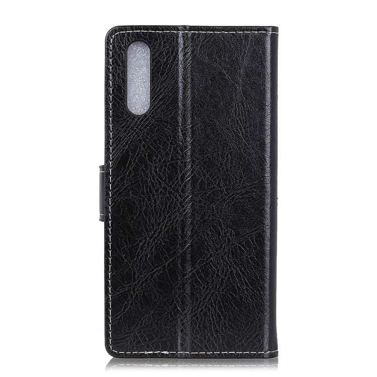 Retro Crazy Horse Texture Horizontal Flip PU Leather Case for Xiaomi Mi CC9, with Holder & Card Slots & Wallet & Photo Frame