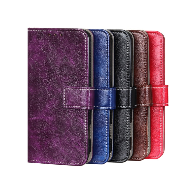 Retro Crazy Horse Texture Horizontal Flip PU Leather Case for Xiaomi Mi CC9, with Holder & Card Slots & Wallet & Photo Frame