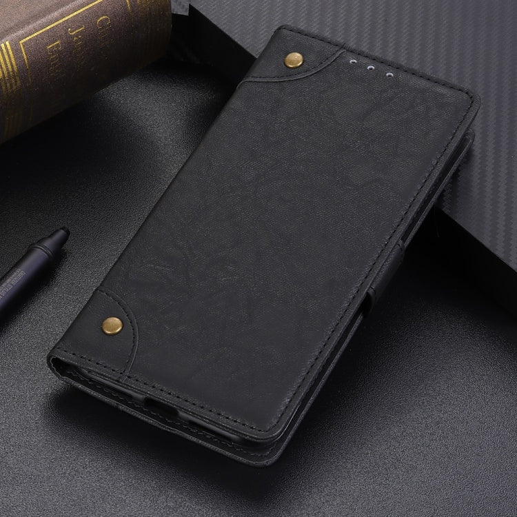 Copper Buckle Retro Crazy Horse Texture Horizontal Flip PU Leather Case for Xiaomi Mi CC9, with Holder & Card Slots & Wallet