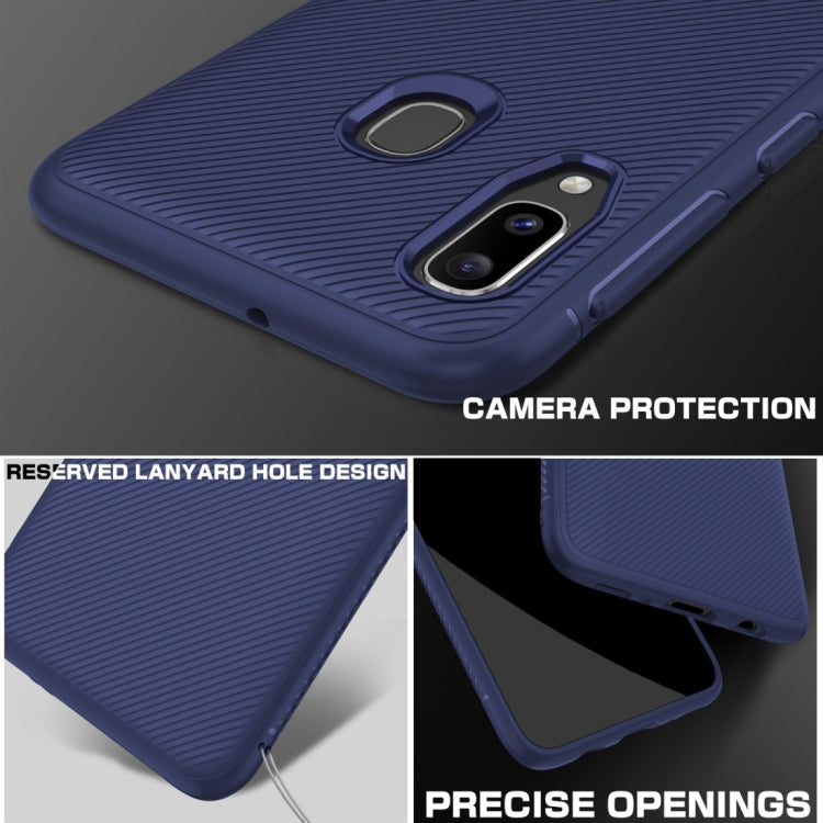 Lenuo Leshen Series Stripe Texture TPU Case for Galaxy A20e