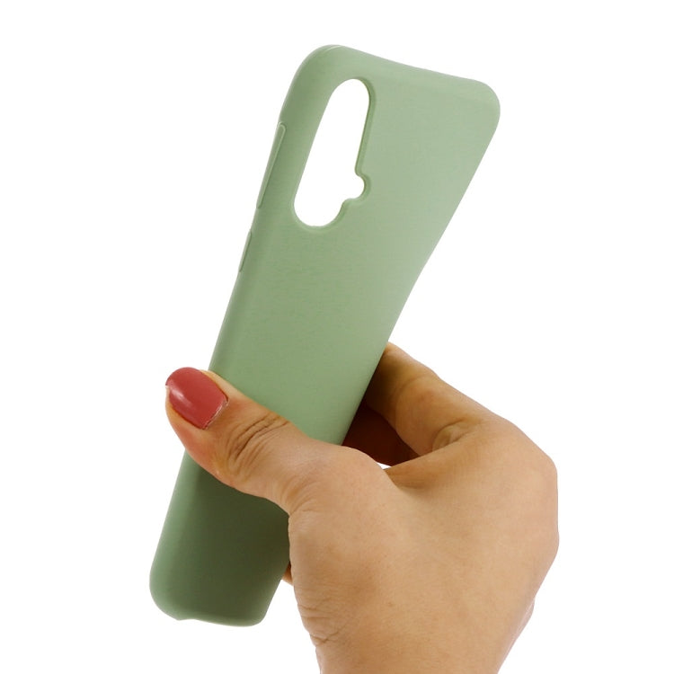 Solid Color Liquid Silicone Dropproof Protective Case for Huawei Nova 5 / Nova 5 Pro