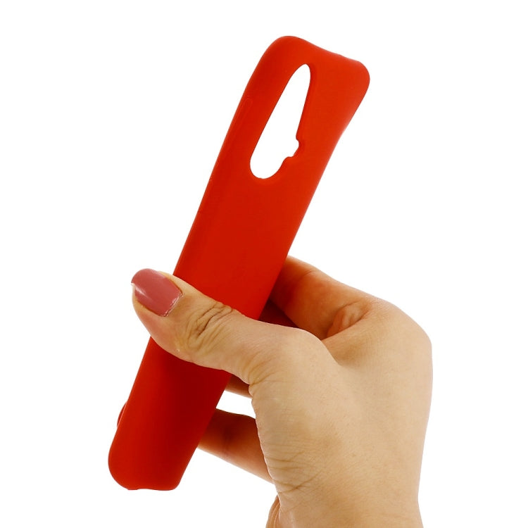 Solid Color Liquid Silicone Dropproof Protective Case for Huawei Nova 5 / Nova 5 Pro