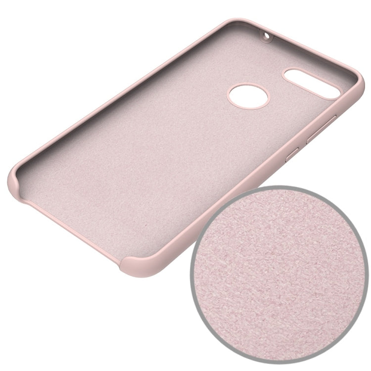 Solid Color Liquid Silicone Dropproof Protective Case for Xiaomi Mi 8 Lite