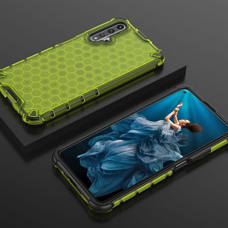 Shockproof Honeycomb PC + TPU Case for Huaiwei Honor 20