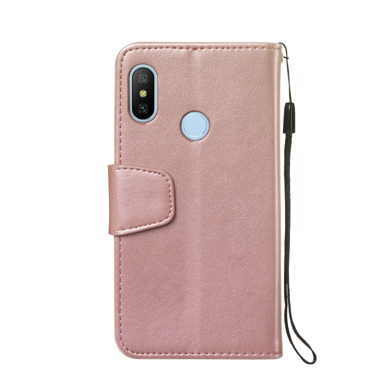 Pressed Printing Mermaid Anchor Pattern Horizontal Flip PU Leather Case for Xiaomi Redmi 6 Pro / Mi A2 Lite, with Holder & Card Slots & Wallet & Photo Frame