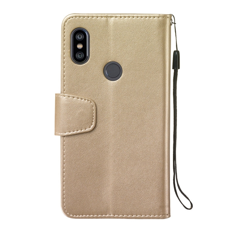 Pressed Printing Mermaid Anchor Pattern Horizontal Flip PU Leather Case for Xiaomi Redmi Note 6 Pro, with Holder & Card Slots & Wallet & Photo Frame