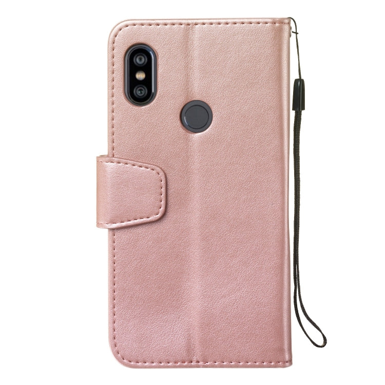 Pressed Printing Mermaid Anchor Pattern Horizontal Flip PU Leather Case for Xiaomi Redmi Note 6 Pro, with Holder & Card Slots & Wallet & Photo Frame