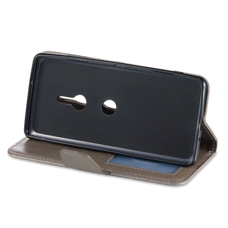 Pressed Printing Mermaid Anchor Pattern Horizontal Flip PU Leather Case for Sony Xperia XZ3, with Holder & Card Slots & Wallet & Photo Frame