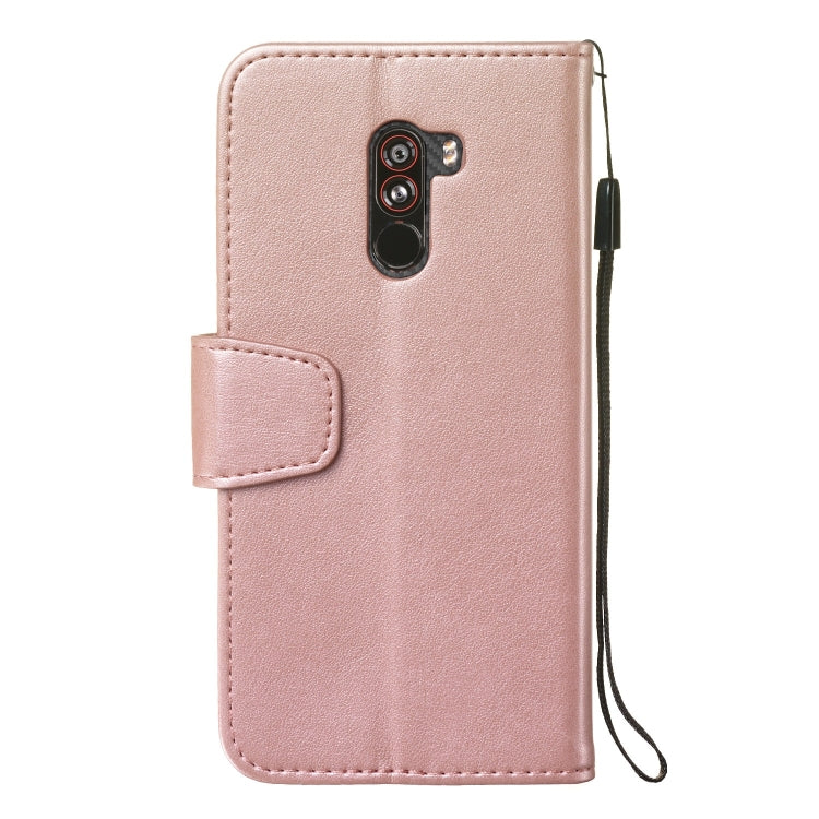 Pressed Printing Mermaid Anchor Pattern Horizontal Flip PU Leather Case for Xiaomi Pocophone F1, with Holder & Card Slots & Wallet & Photo Frame