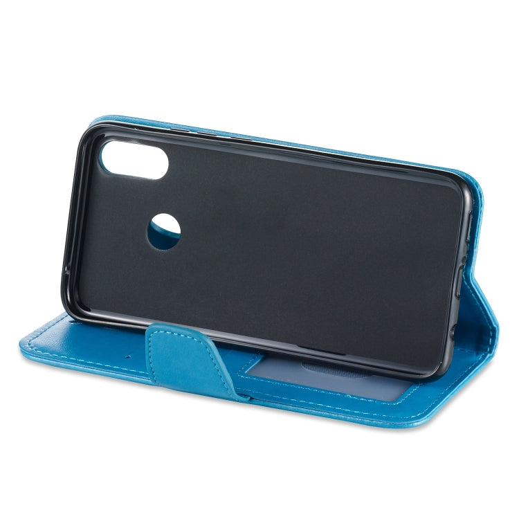 Pressed Printing Mermaid Anchor Pattern Horizontal Flip PU Leather Case for Huawei Nova 3i / P Smart Plus, with Holder & Card Slots & Wallet & Photo Frame