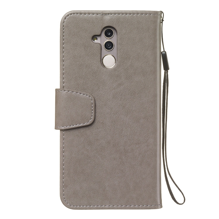 Pressed Printing Mermaid Anchor Pattern Horizontal Flip PU Leather Case for Huawei Mate 20 Lite / Maimang 7, with Holder & Card Slots & Wallet & Photo Frame