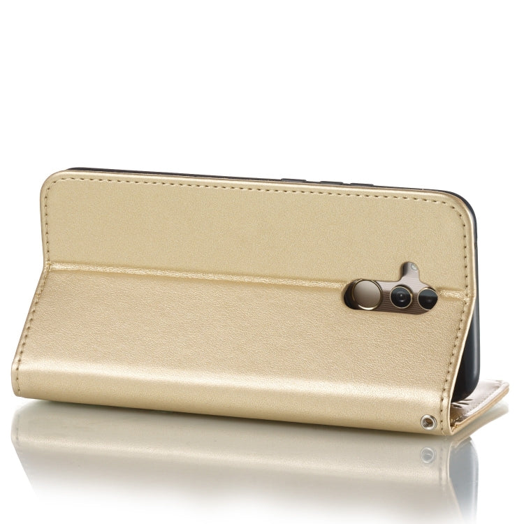 Pressed Printing Mermaid Anchor Pattern Horizontal Flip PU Leather Case for Huawei Mate 20 Lite / Maimang 7, with Holder & Card Slots & Wallet & Photo Frame