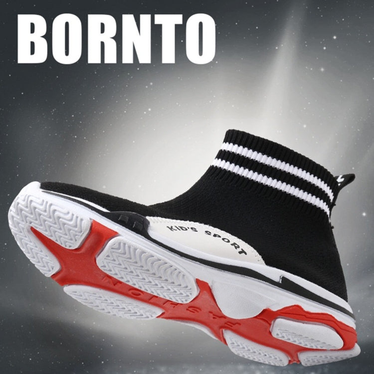 Comfortable Non-slip Wear-resistant High-top Mesh Casual Shoes for Children