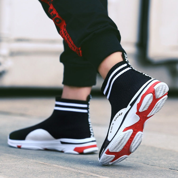 Comfortable Non-slip Wear-resistant High-top Mesh Casual Shoes for Children