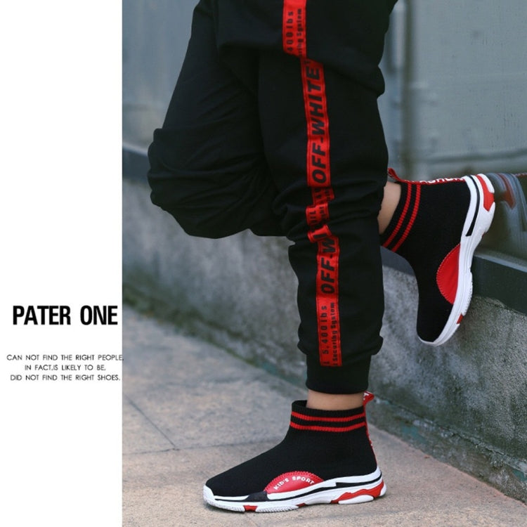 Comfortable Non-slip Wear-resistant High-top Mesh Casual Shoes for Children