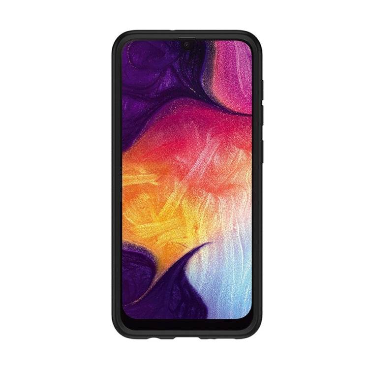 Brushed Texture PC + TPU Protective Case for Galaxy A50, with Card Slot