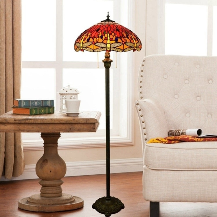 YWXLight Retro Red Enamel Floor Lamp Art Home Gift Hotel Living Room Decoration Lamp