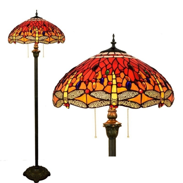 YWXLight Retro Red Enamel Floor Lamp Art Home Gift Hotel Living Room Decoration Lamp