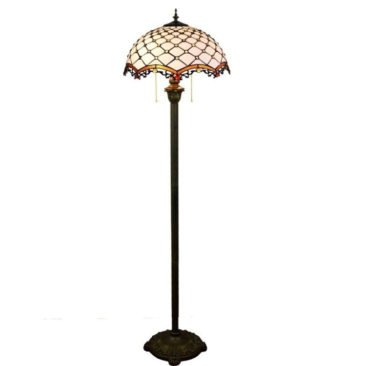YWXLight Modern Mediterranean Floor Lamp Mosaic Glass Living Room Dining Room Bedroom Decorative Light