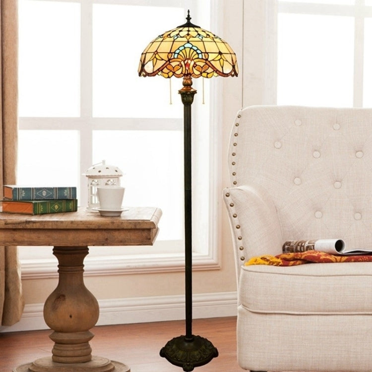 YWXLight Creative Soldering Shape Unique Retro Floor Lamp Color Glass Mosaic Living Room Dining Room Bedroom Decoration Lamp