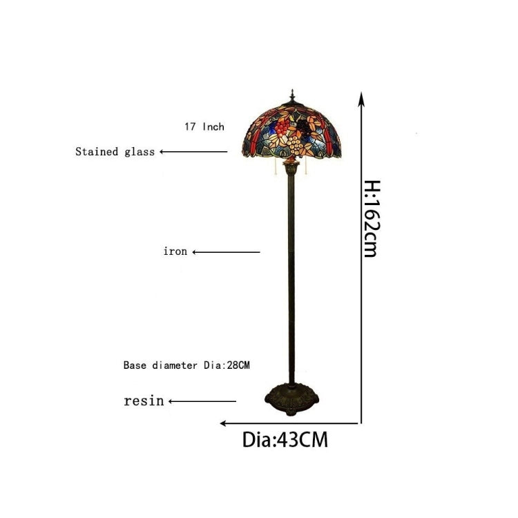 YWXLight Creative Grape Floor Lamp Living Room Restaurant Bar Clubhouse Decoration Light
