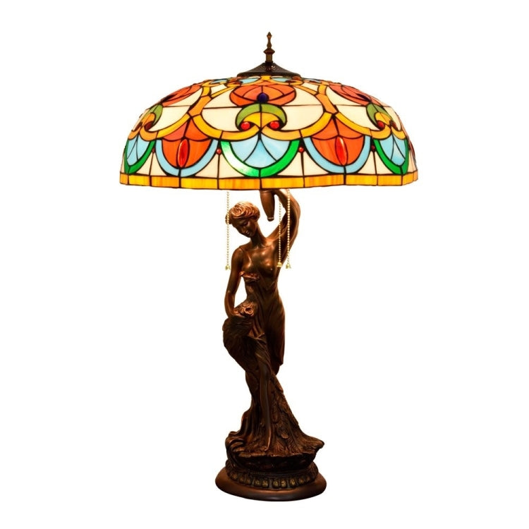 YWXLight Retro Lighting Decoration Large Art Decoration Table Lamp Hotel Bar Lobby Restaurant Front Desk Lamp