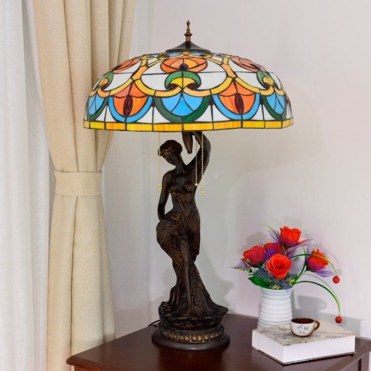 YWXLight Retro Lighting Decoration Large Art Decoration Table Lamp Hotel Bar Lobby Restaurant Front Desk Lamp
