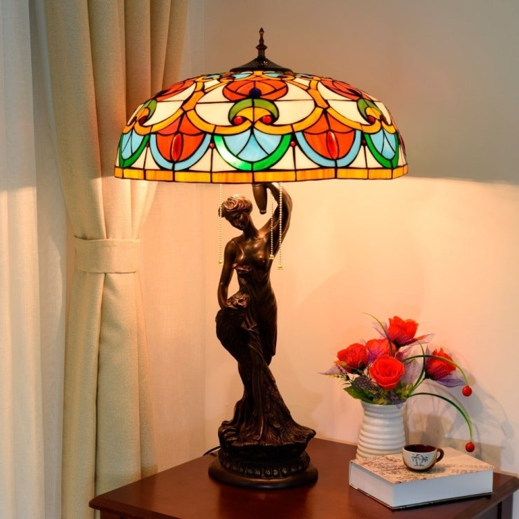 YWXLight Retro Lighting Decoration Large Art Decoration Table Lamp Hotel Bar Lobby Restaurant Front Desk Lamp