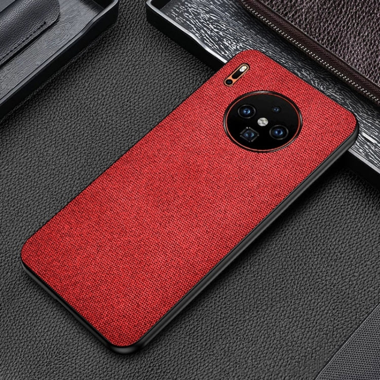 For Huawei Mate 30 Pro Shockproof Cloth Texture PC + TPU Protective Case