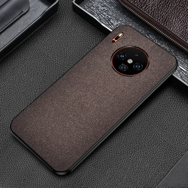 For Huawei Mate 30 Pro Shockproof Cloth Texture PC + TPU Protective Case