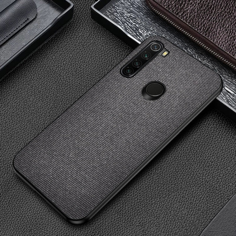 For Xiaomi Redmi Note 8 Shockproof Cloth Texture PC + TPU Protective Case