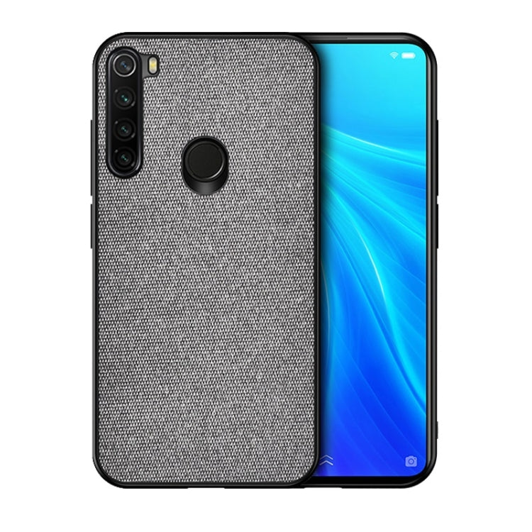 For Xiaomi Redmi Note 8 Shockproof Cloth Texture PC + TPU Protective Case