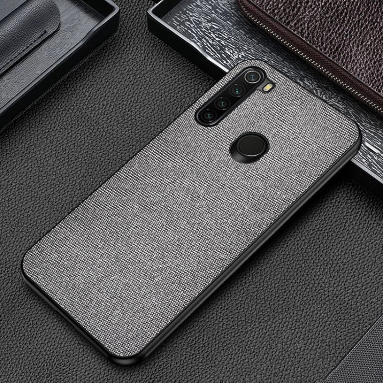 For Xiaomi Redmi Note 8 Shockproof Cloth Texture PC + TPU Protective Case