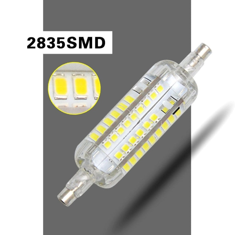 YWXLight R7S 6W SMD 2835 60 LEDs 78mm LED Corn Light, AC 220-240V