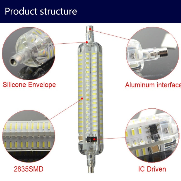 YWXLight R7S 12W SMD 2835 120 LEDs 118mm LED Corn Light